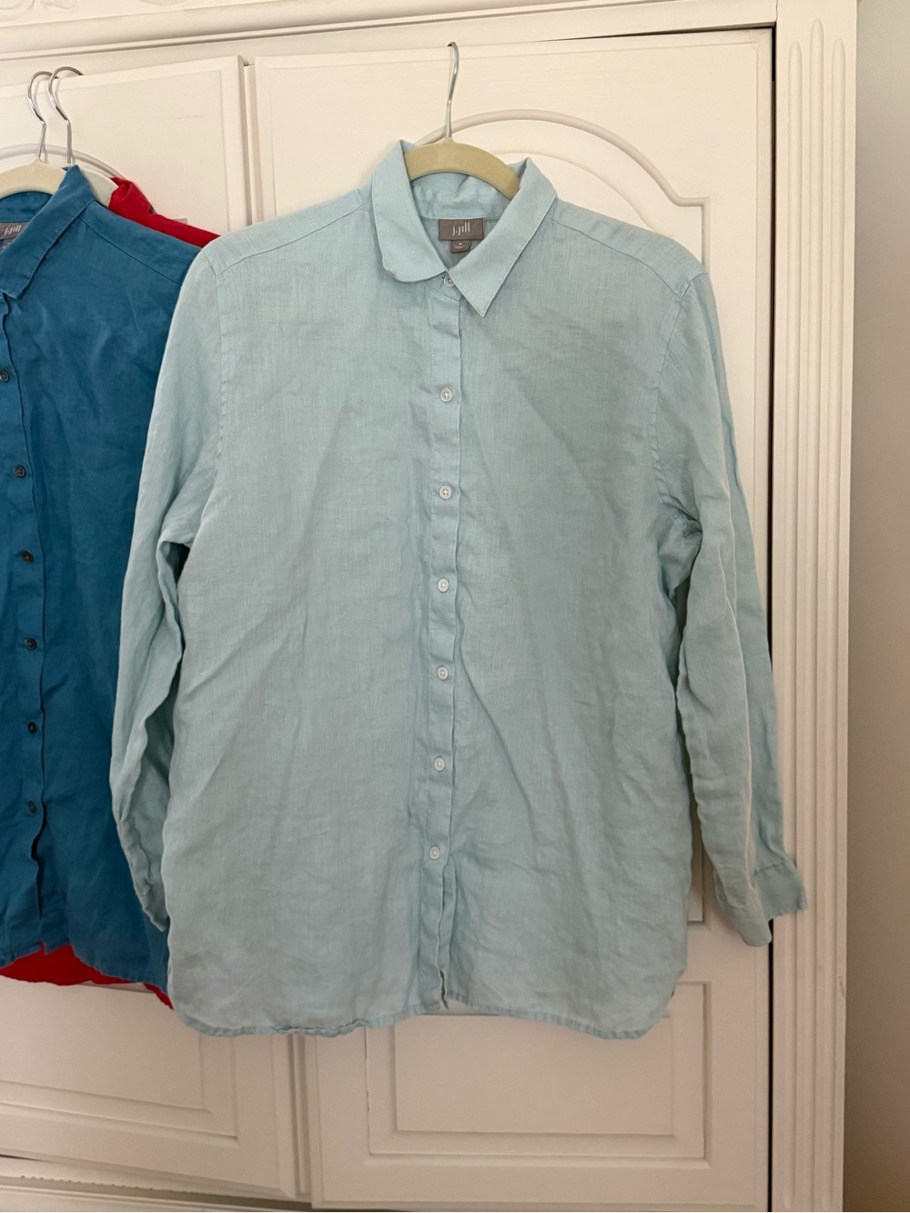 3 J Jill Linen Button Down Shirts M - Picture 4 of 16